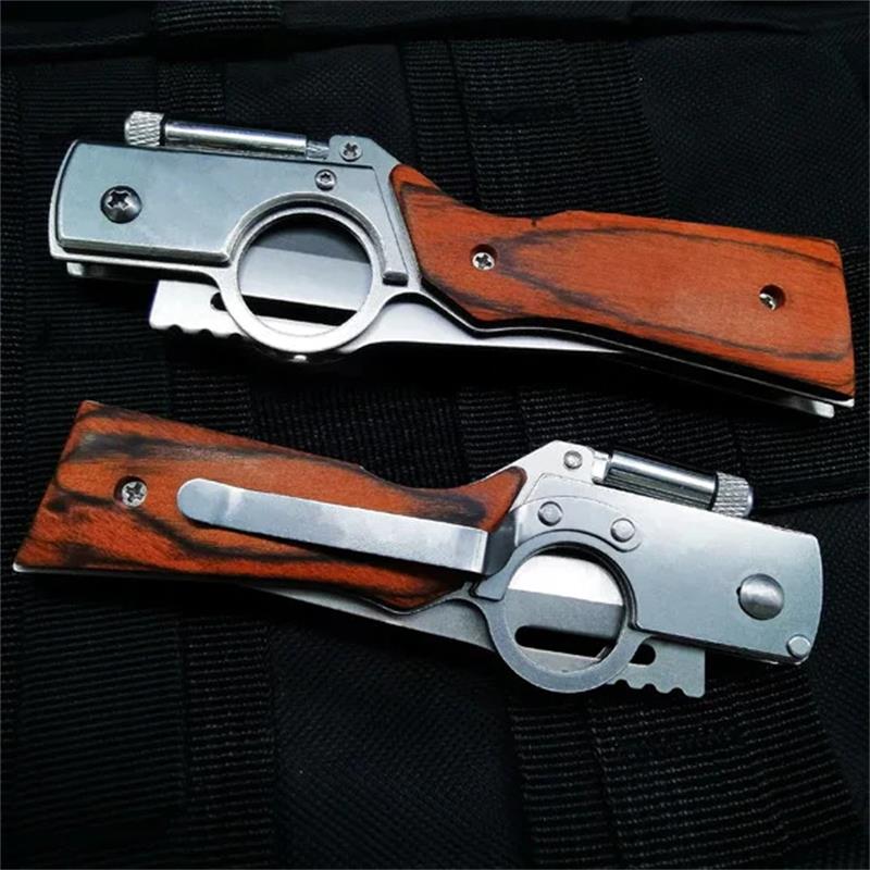 Multifunktionales AK47-Taschenmesser für Outdoor-Abenteuer und Selbstverteidigung-2