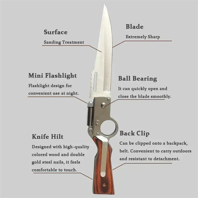 Multifunktionales AK47-Taschenmesser für Outdoor-Abenteuer und Selbstverteidigung-3