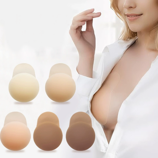 ⏳Begrenzte Zeit 50% Rabatt💥Nahtlose, selbstklebende Brustwarzenabdeckungen mit Push-up-Effekt für Damen